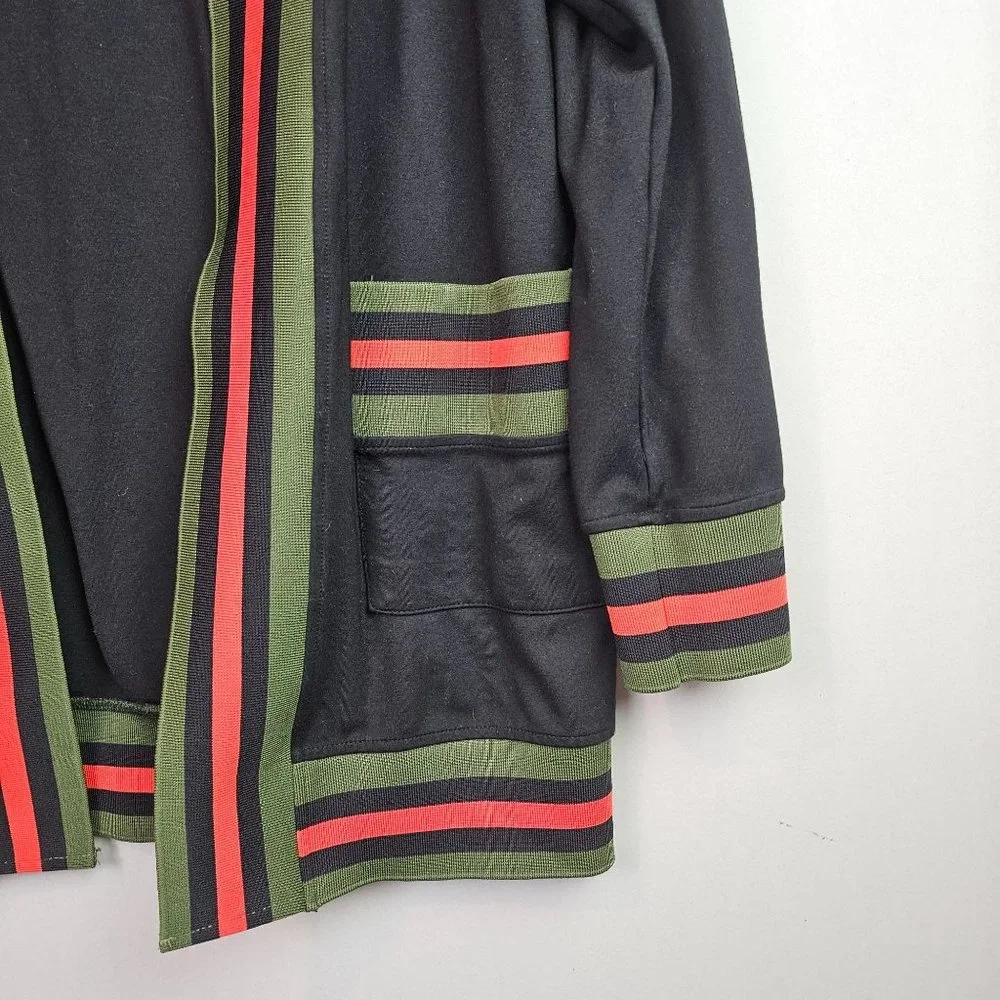 Haute Shore Black Cody Open Front Double Pocket Cardigan, Sz O/S, NWOT - Picture 5 of 8